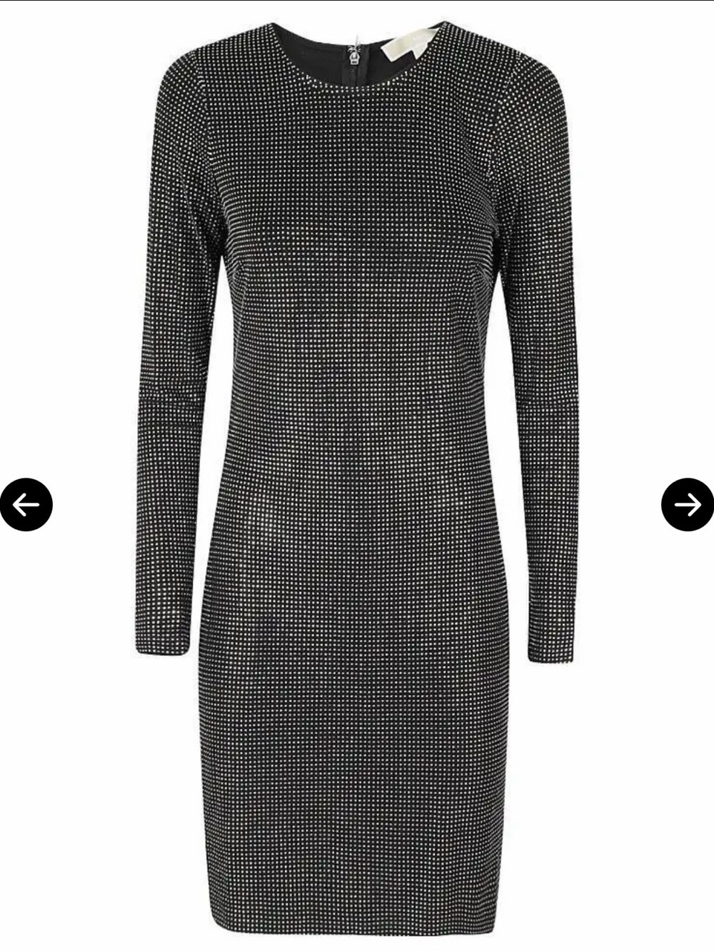 Michael Kors NWT XS Black Long Sleeve Dress w/ Crystals